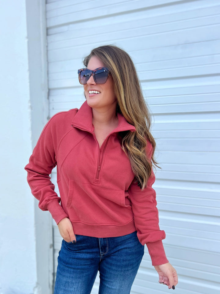 Noah Quarter Zip Sweatshirt (Ships in 2-3 Weeks)