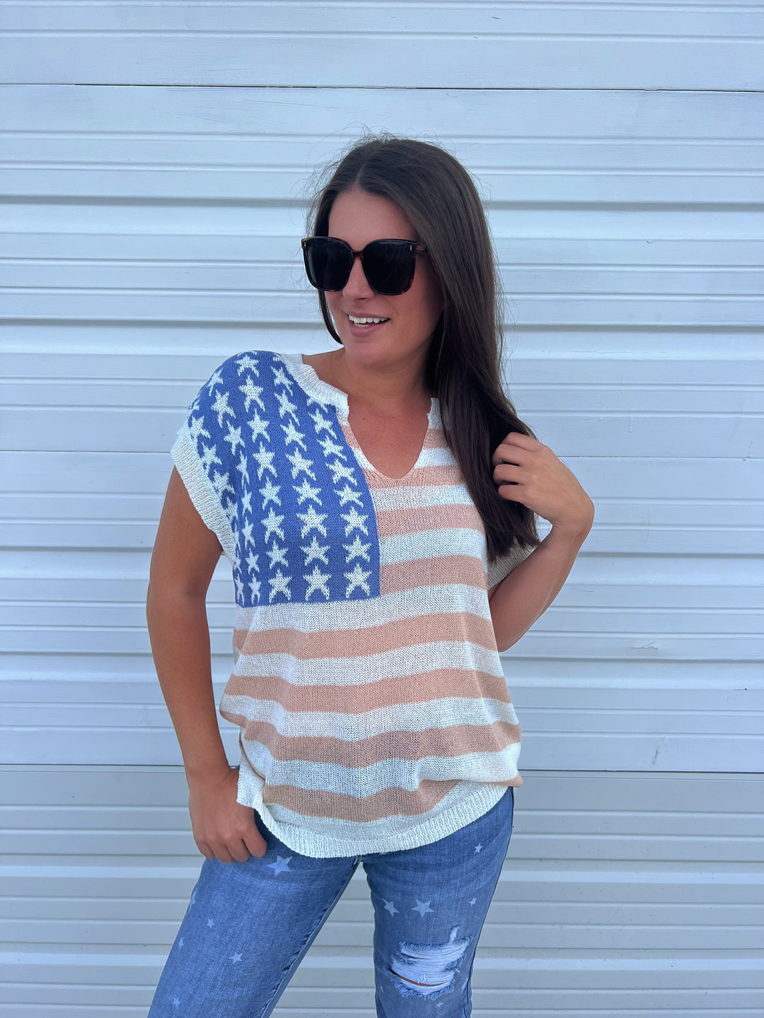 Old Glory Sleeveless Sweater