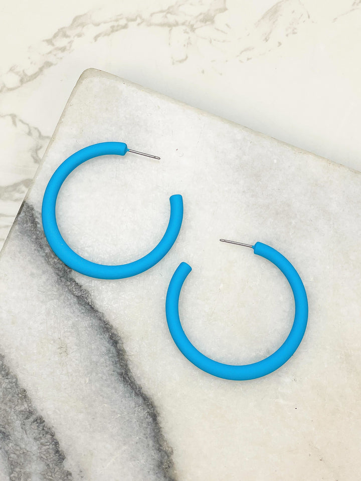 The Classic Enamel Hoop - Blue