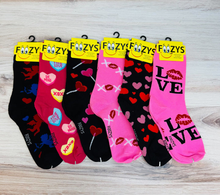 Valentine Patterns Socks