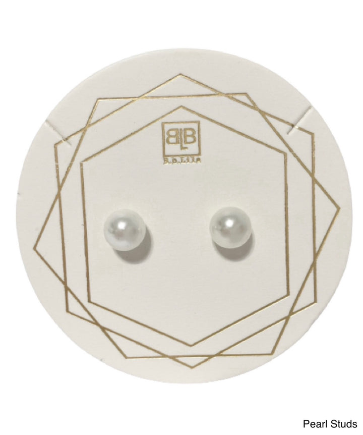 Pearl Studs by B.B. Lila