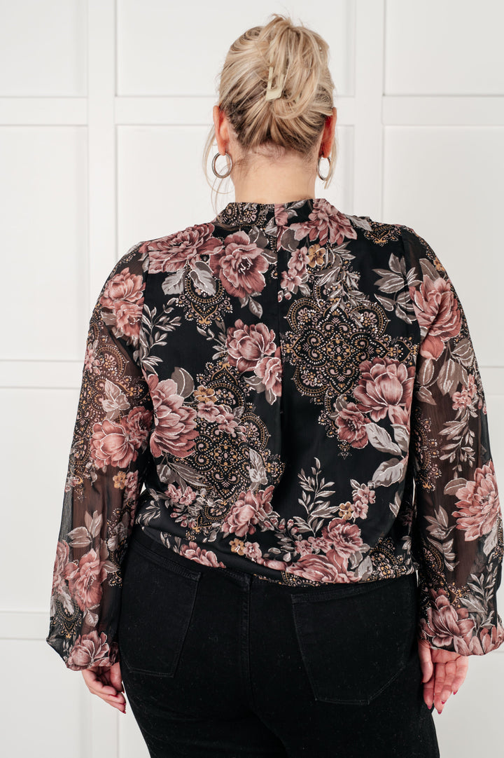 I Wish We Had it All Surplice Floral Blouse - 12/10