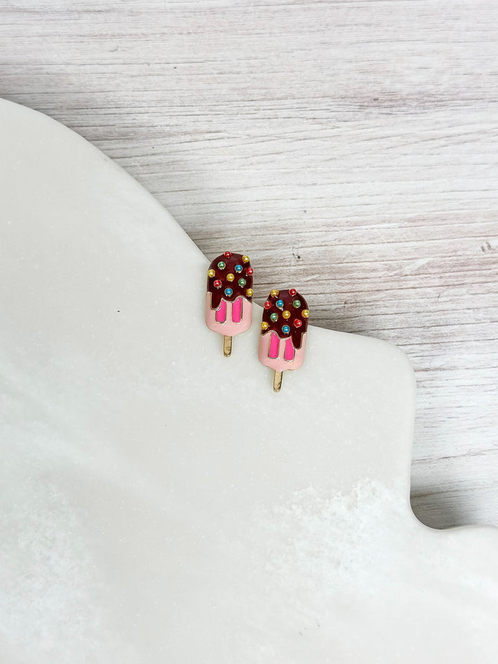 Ice Pop Embellished Stud Earrings