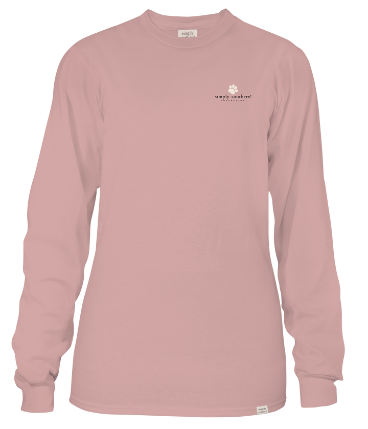 'Stay Pawsitive' Puppy Long Sleeve Tee by Simply Southern