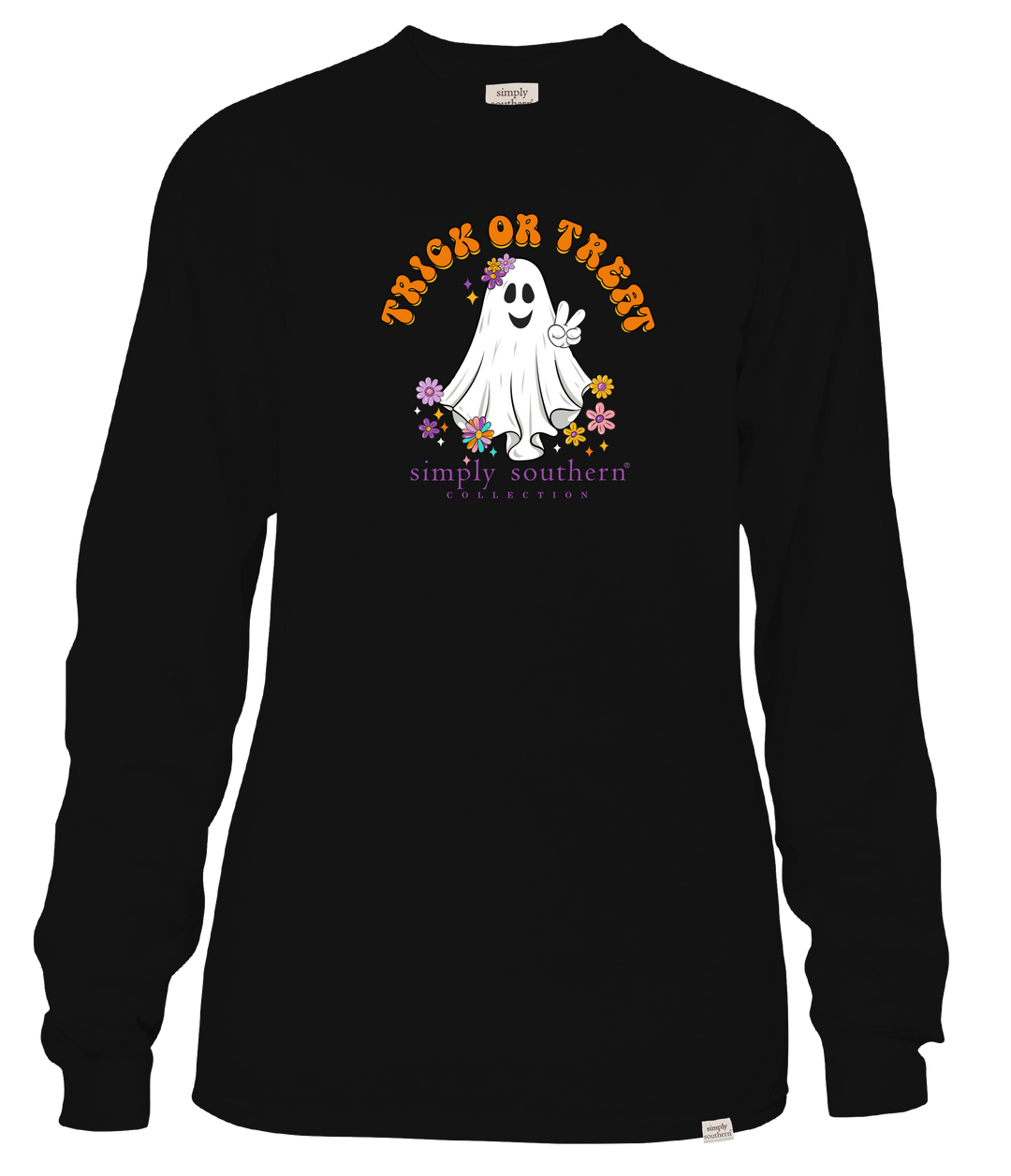 Youth 'Boo Crew' Glow-In-The-Dark Long Sleeve Tee by Simply Southern