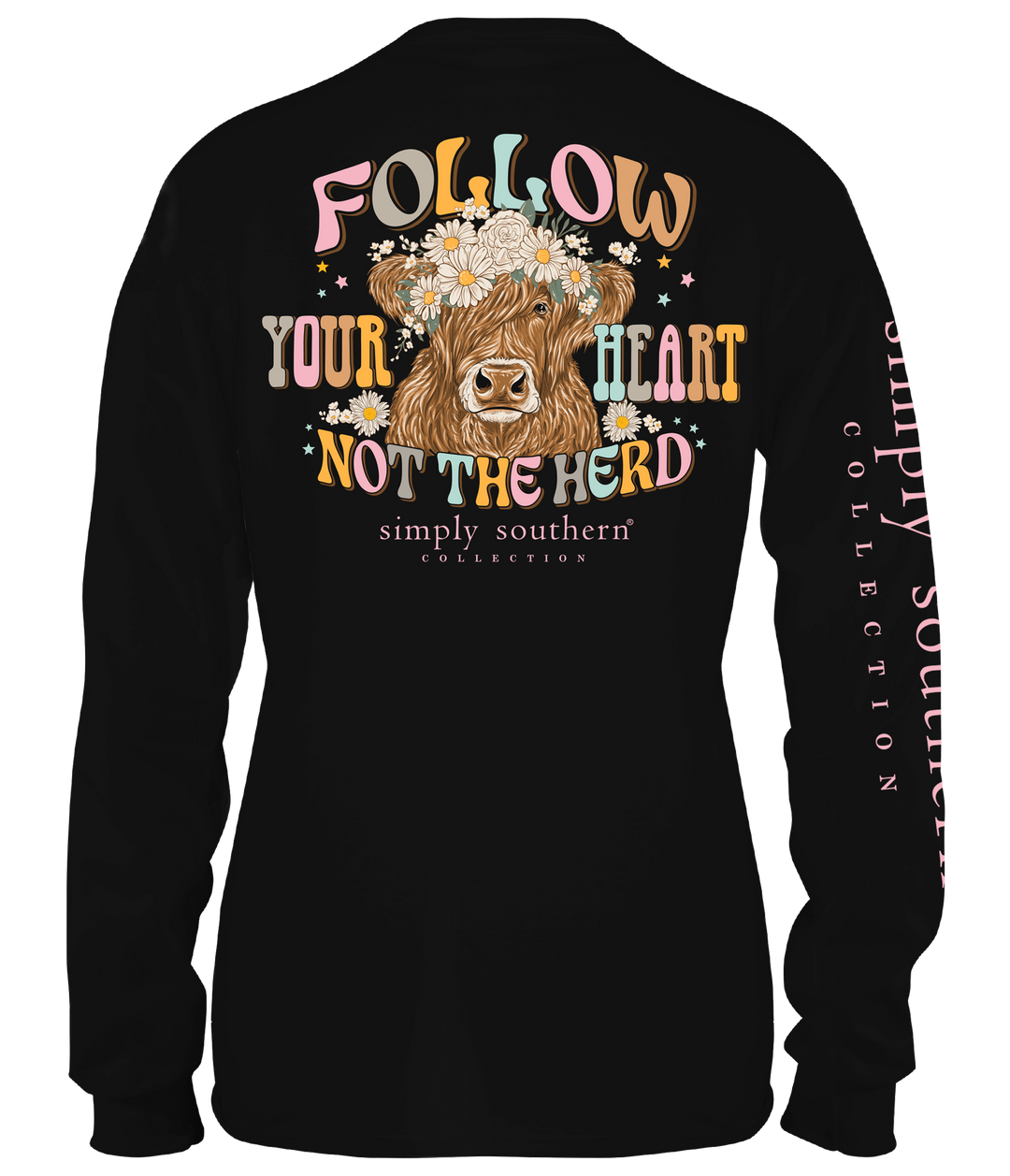 'Follow Your Heart, Not The Herd' Long Sleeve Tee by Simply Southern