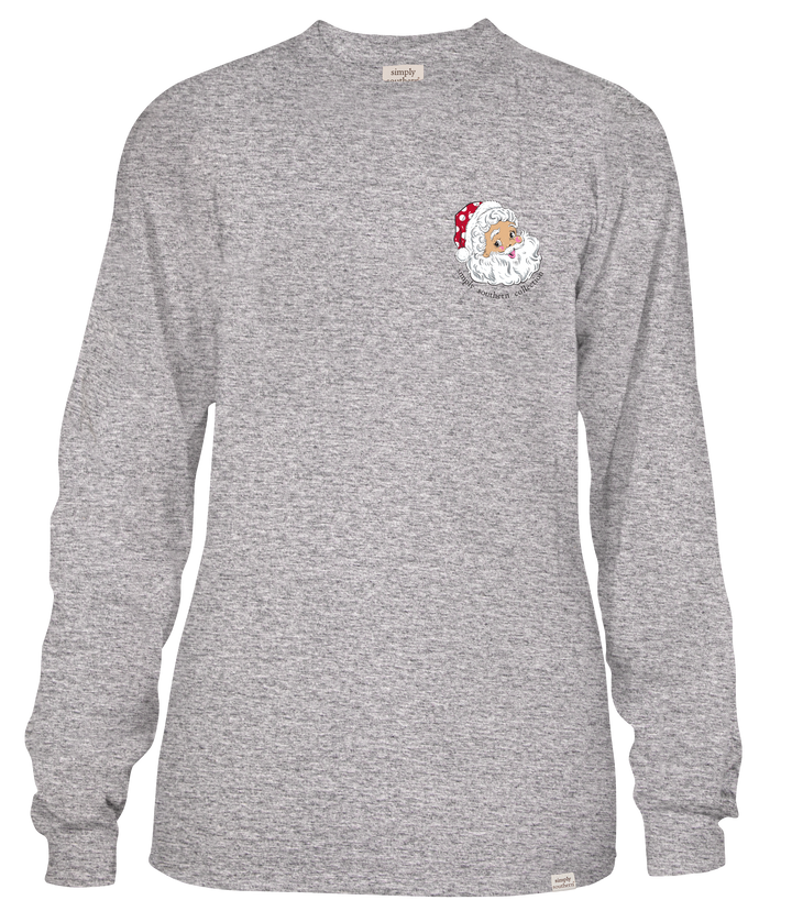 Youth 'Santa Claus Is Coming To Town' Long Sleeve Tee by Simply Southern