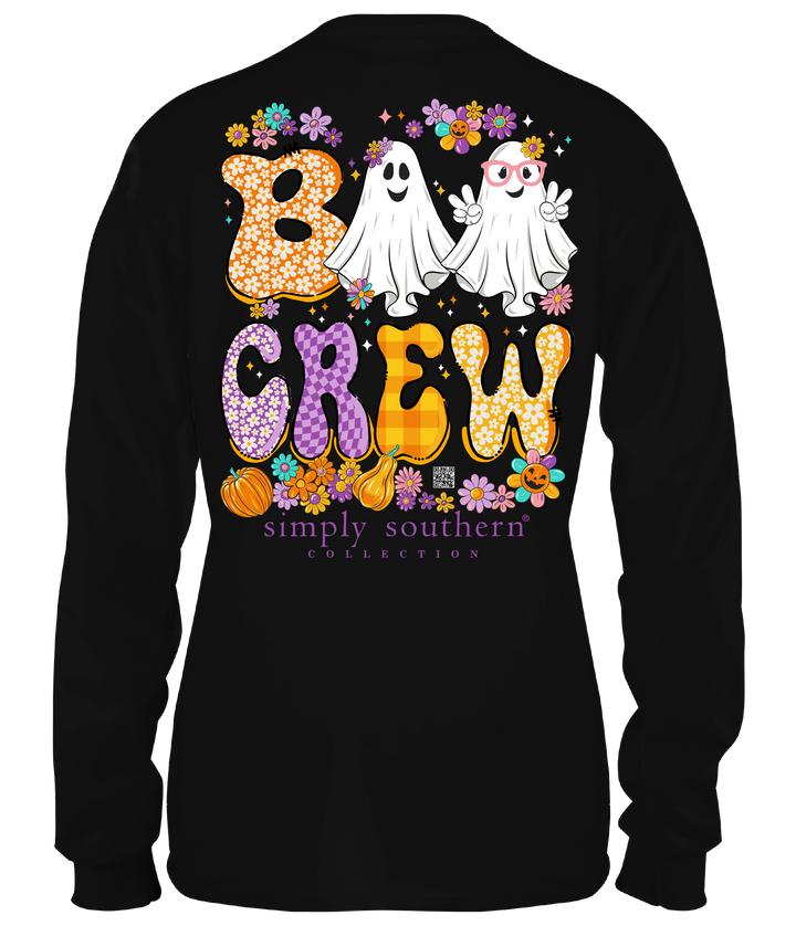 Youth 'Boo Crew' Glow-In-The-Dark Long Sleeve Tee by Simply Southern