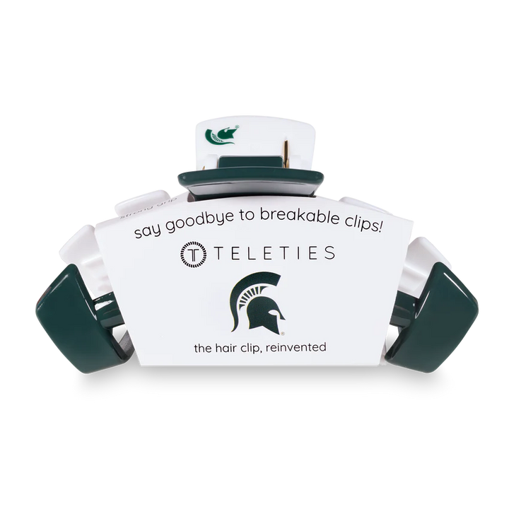 Large Teleties Claw Clip - Michigan State University