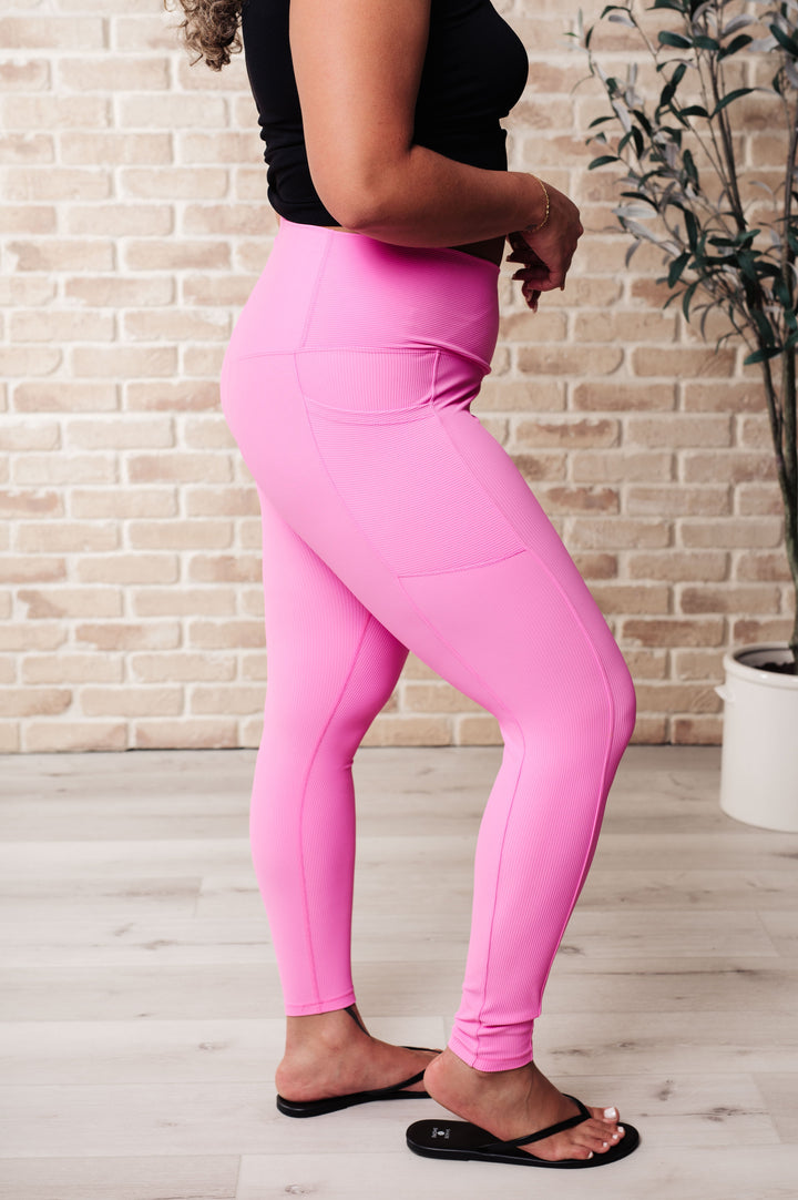 Molly Max Sculpt Leggings Pink (Ships in 2-3 Weeks)