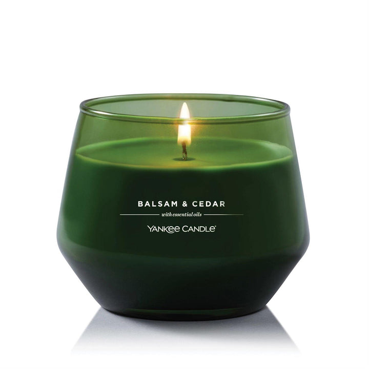 Yankee Candle Studio Glass - Balsam & Cedar