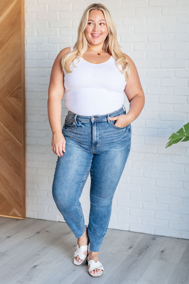 Nicole Tummy Control Skinny Jeans in Vintage Wash by Judy Blue