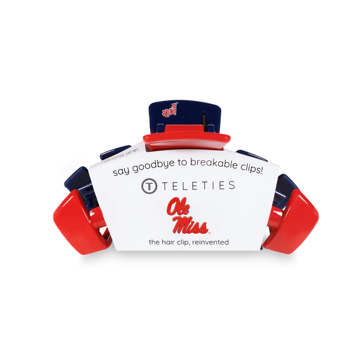 Medium Teleties Claw Clip - University of Mississippi