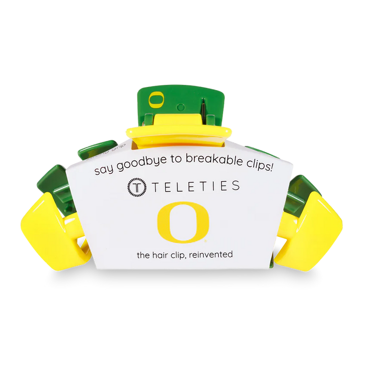 Large Teleties Claw Clip - University of Oregon