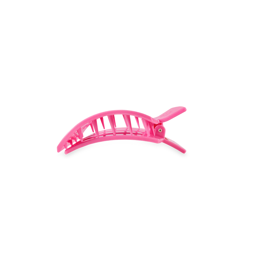 Medium Teleties Flat Square Clip - Paradise Pink