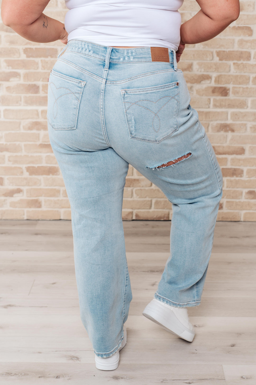 Parker High Rise 90's Straight Jeans by Judy Blue