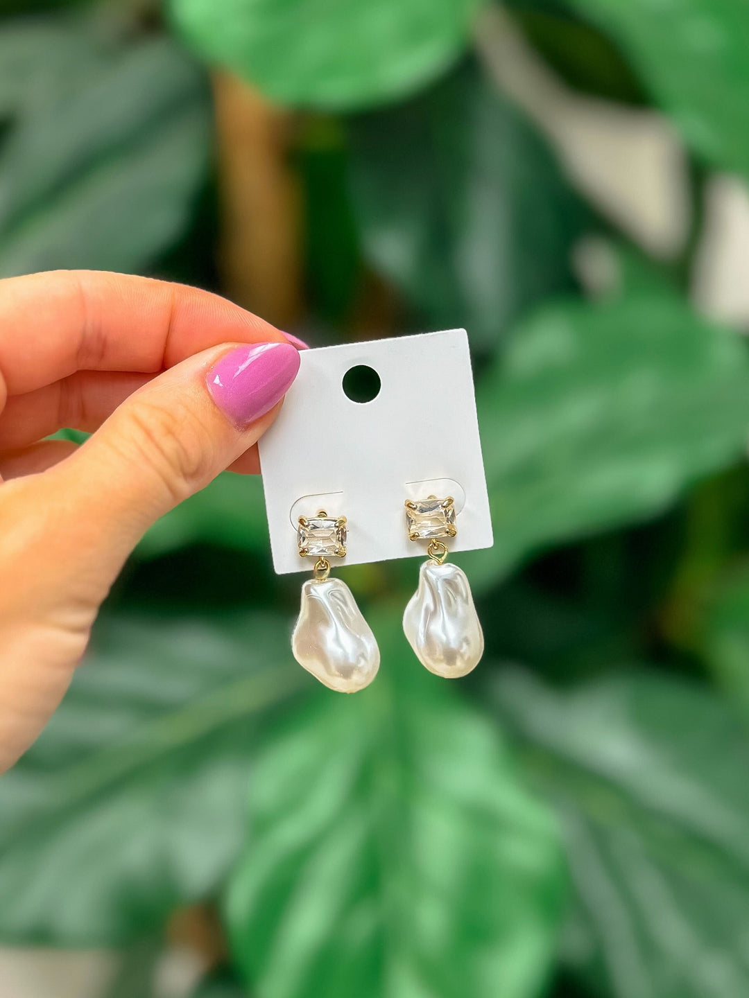 Pearl Drop Dangle Earrings