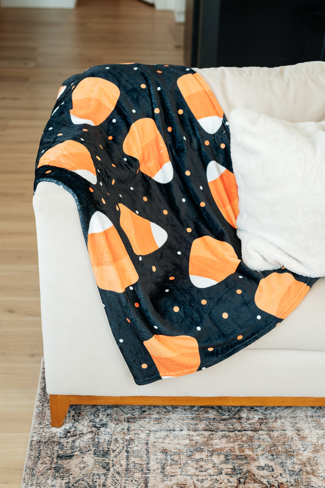 PREORDER: Halloween Fleece Blanket in Jumbo Candies (Ships Early October)