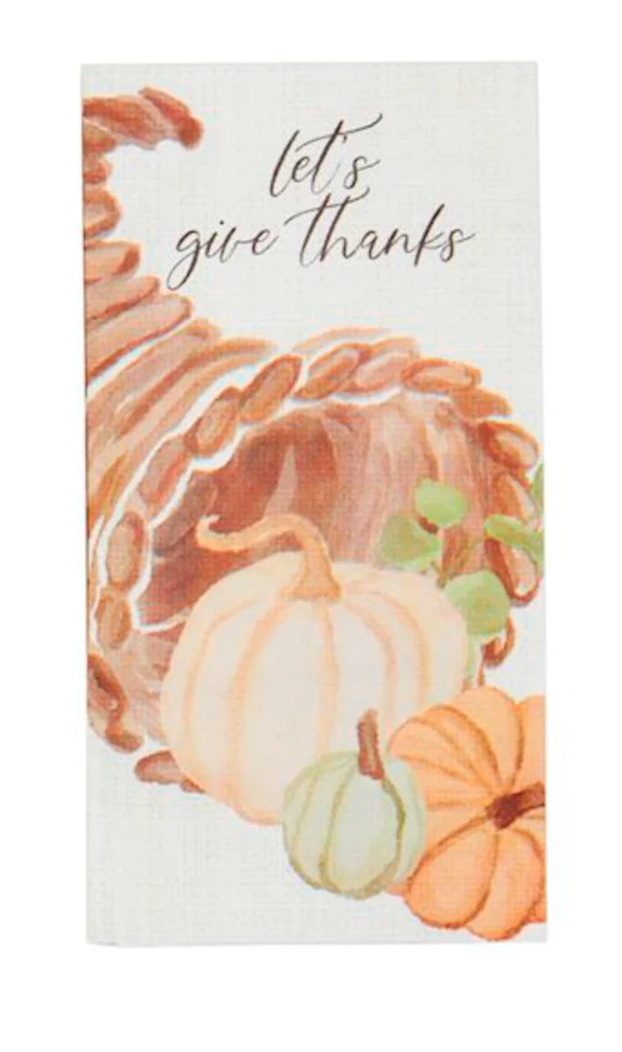 Thanksgiving Guest Napkins by Mud Pie