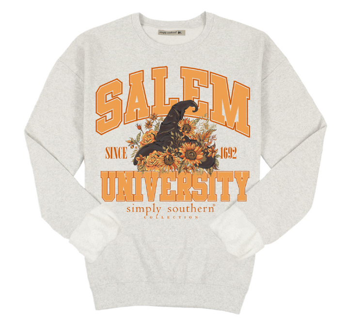 'Salem University' Crewneck Pullover by Simply Southern