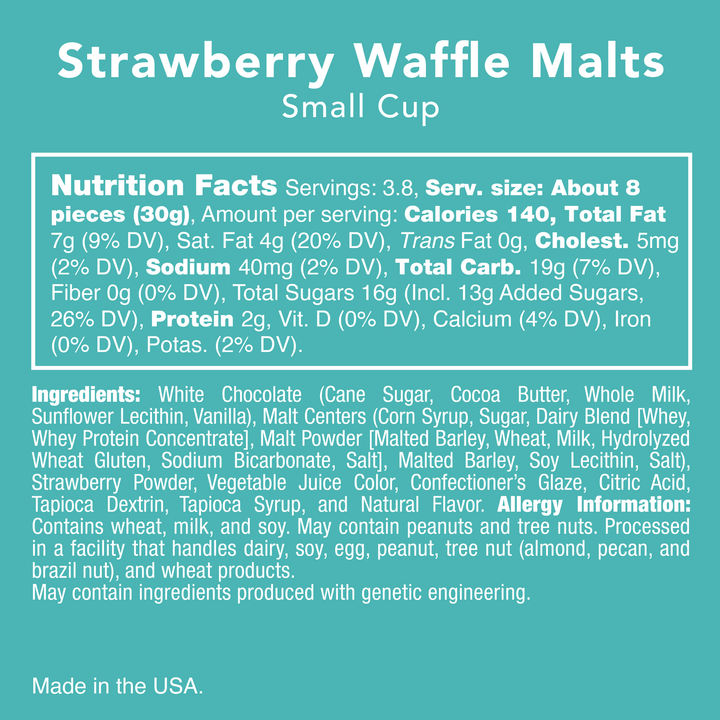 Strawberry Waffle Malts by Candy Club