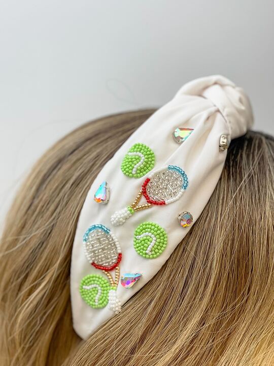 Tennis Player Embellished Headband