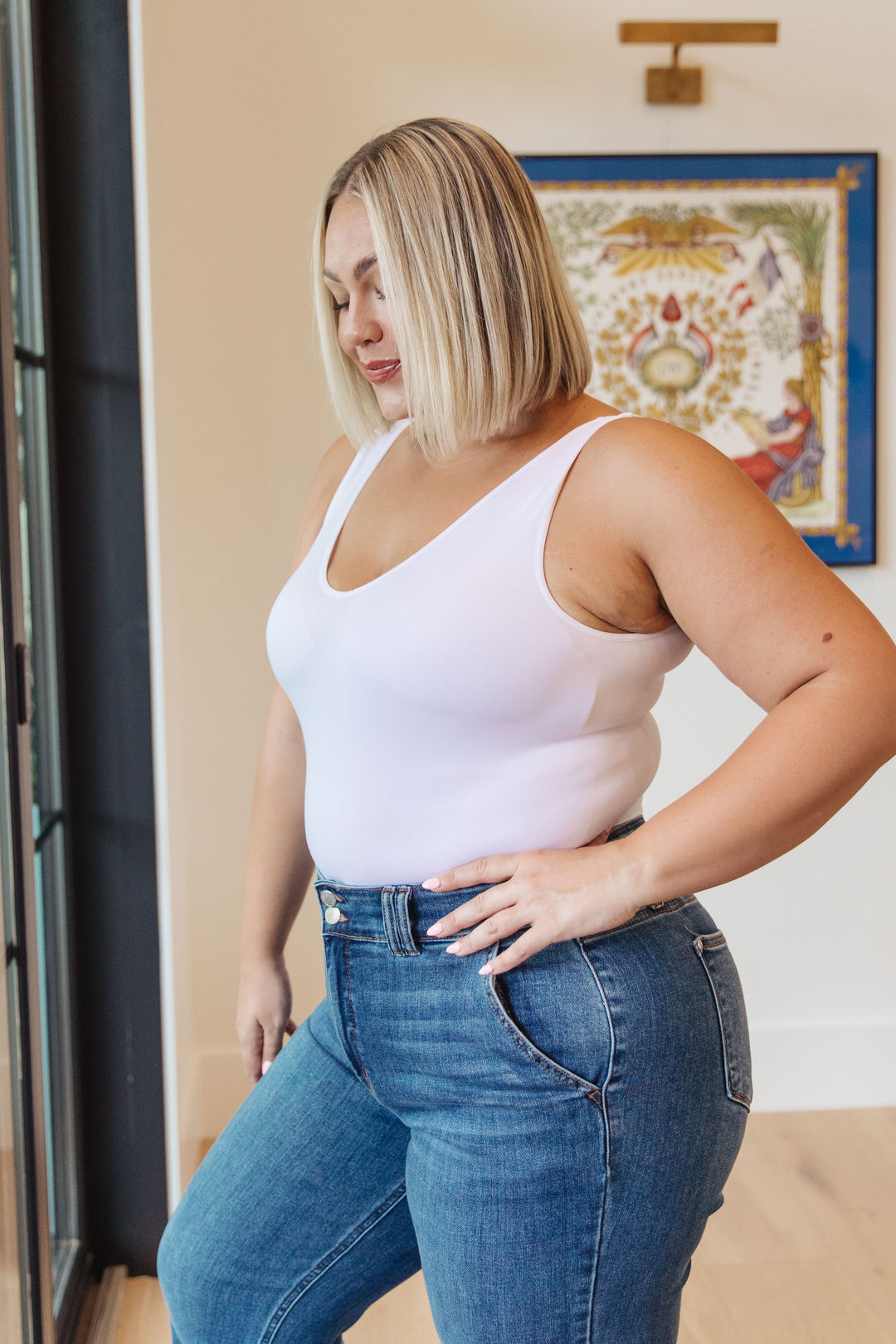 The Basics Bodysuit in White