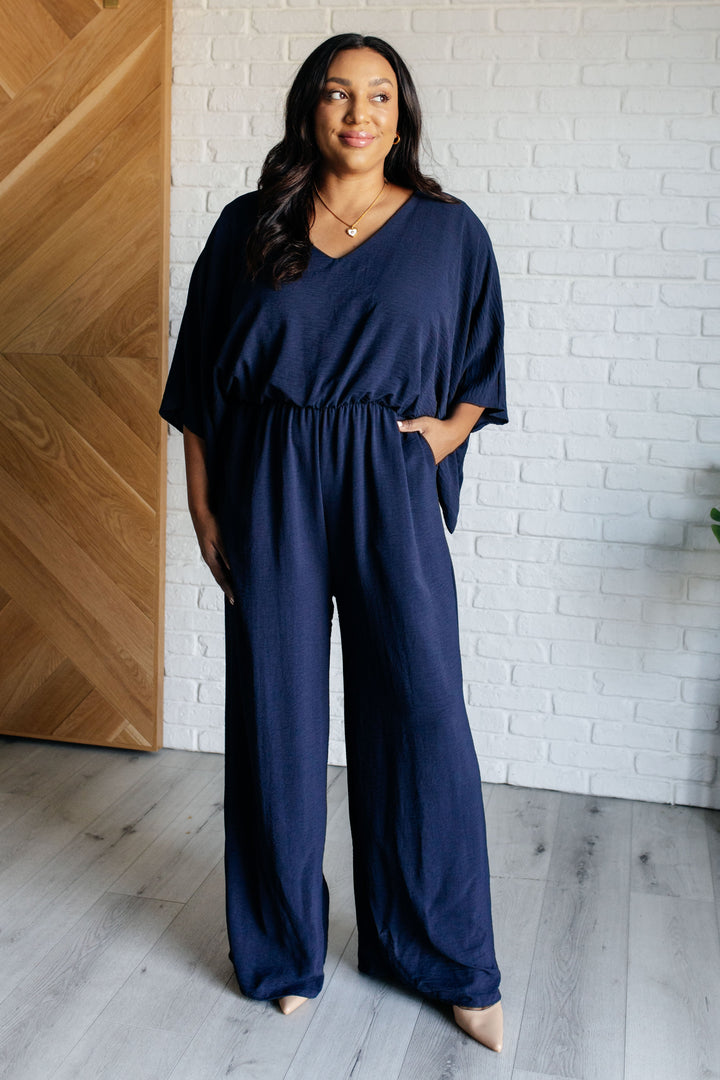 Up to Something Wide Leg Jumpsuit - 12/5