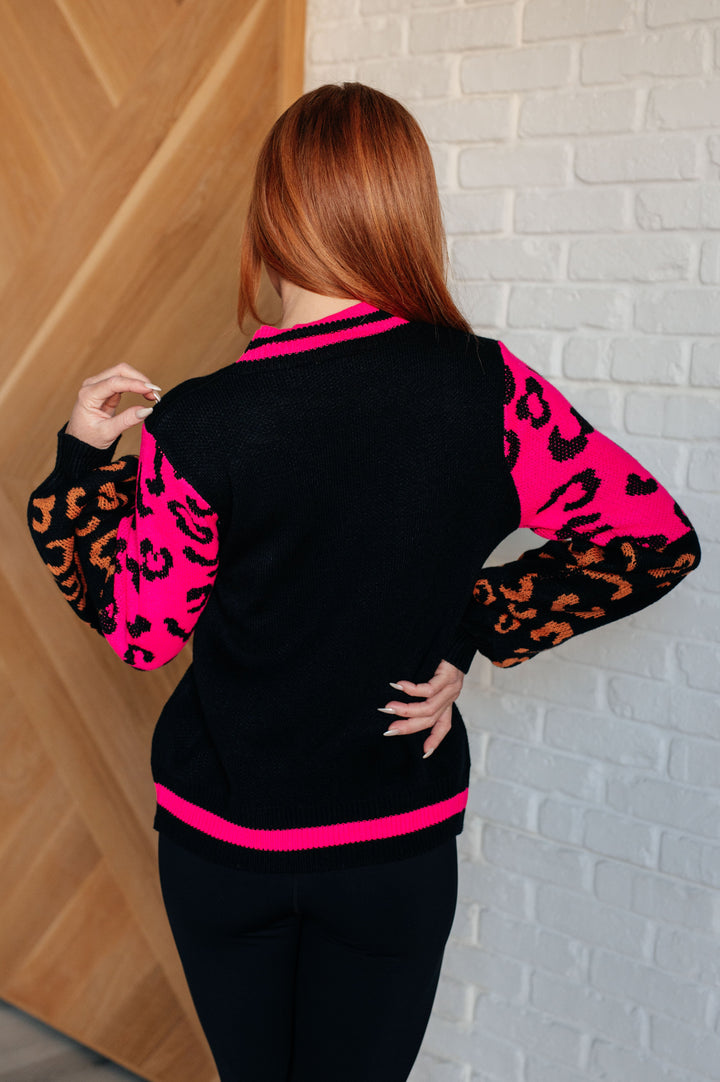 Wild About You Animal Print Sweater - 12/5