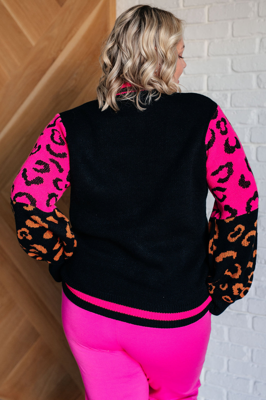 Wild About You Animal Print Sweater - 12/5