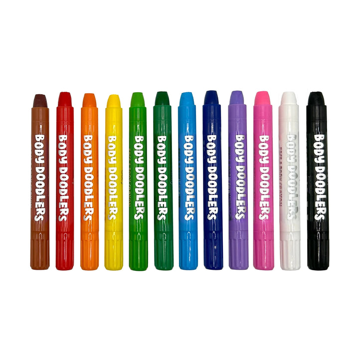 Body Doodlers Face & Body Crayons - Set of 12