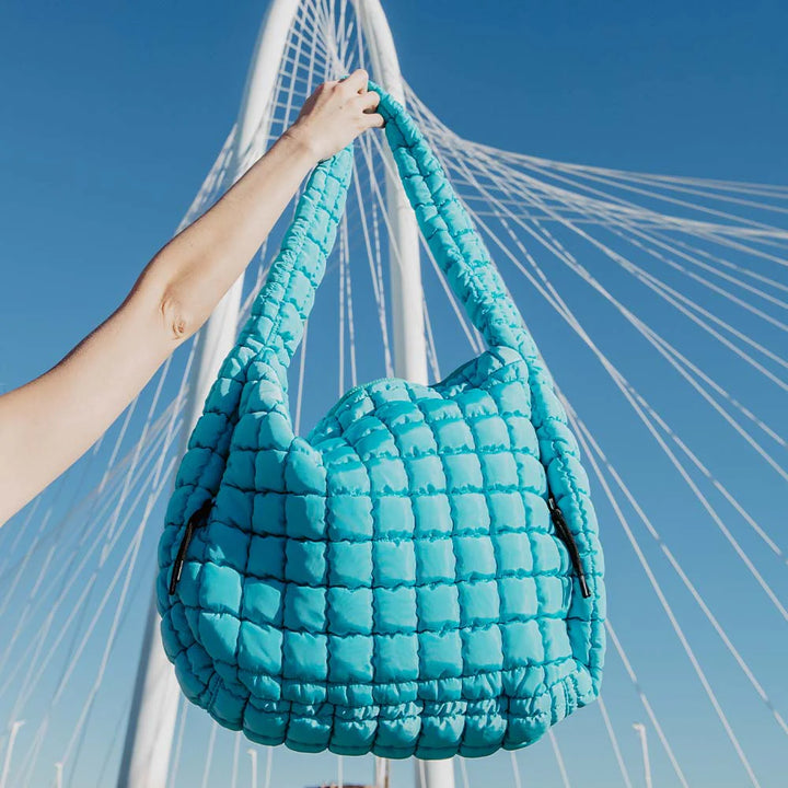 Oversized Quilted Hobo Tote Bags by Katydid