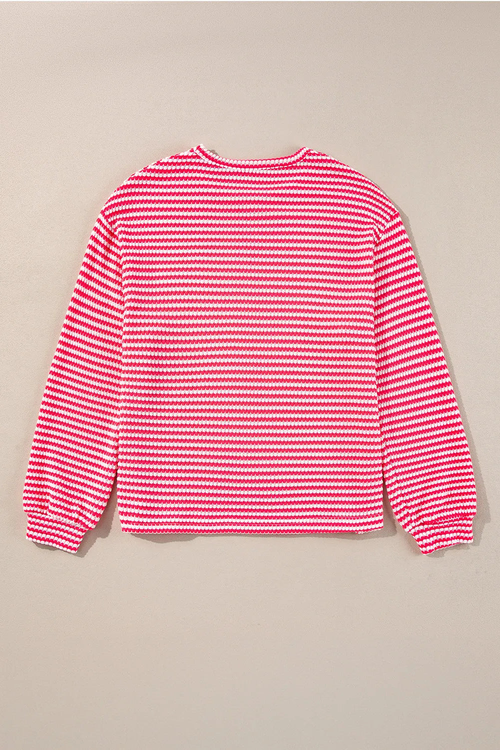 Rachel Striped Round Neck Long Sleeve Top - Choice of Colors (Ships in 2-3 Weeks)