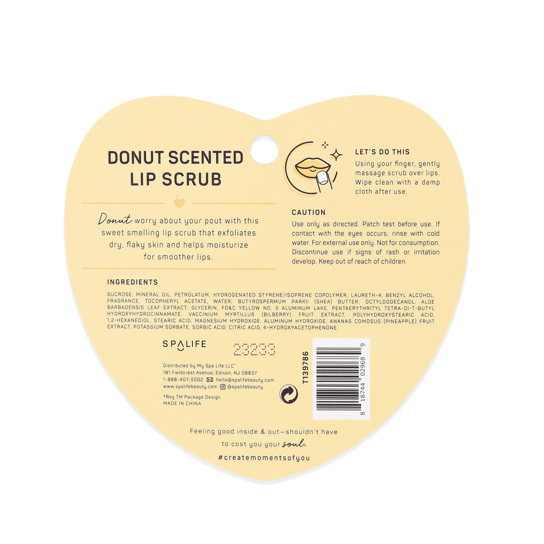 Exfoliate & Smooth Donut Lip Scrub