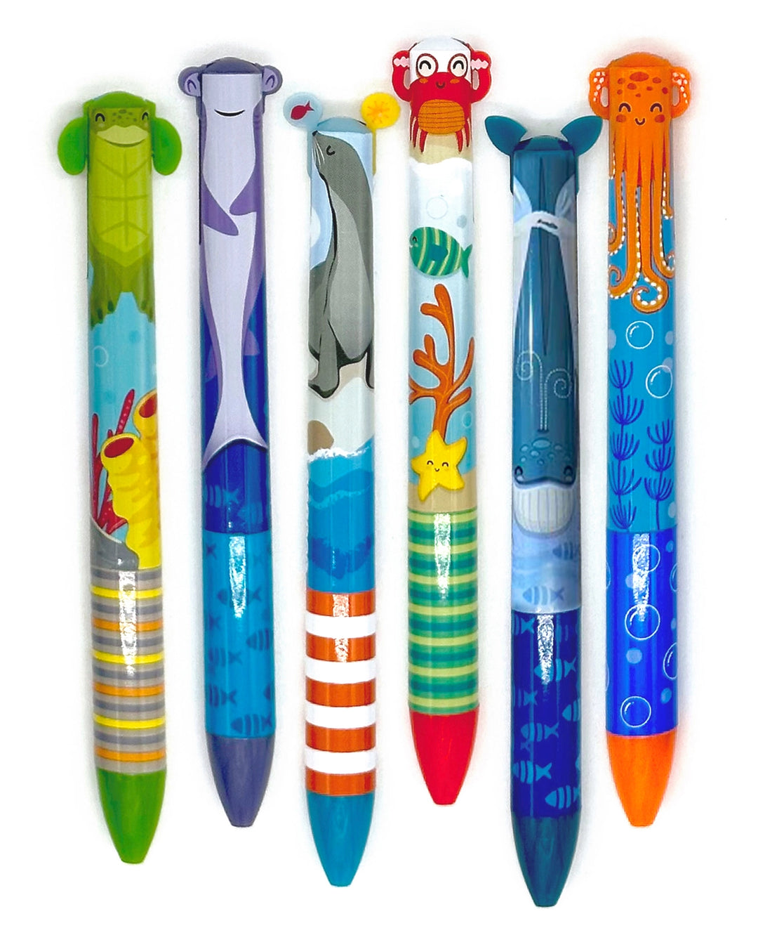 Twice As Nice Sea Creature Color Click Pens