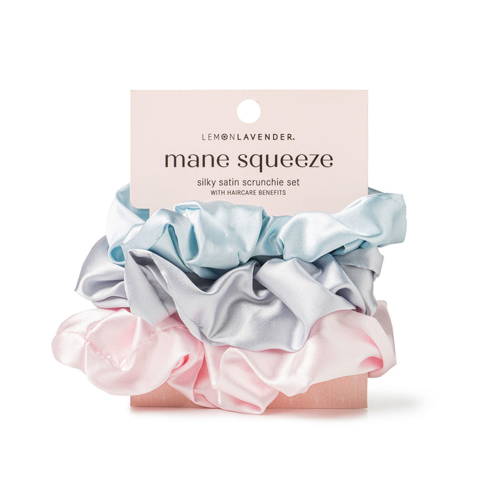 Mane Squeeze Oversized Satin Scrunchies Pack