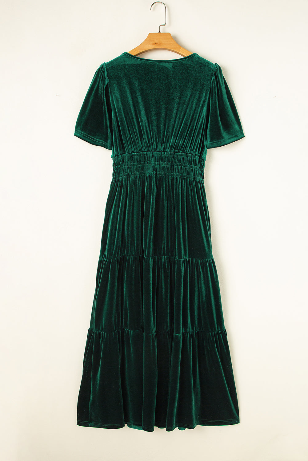 Victoria Velvet Tiered Maxi Dress - Choice of Color (Ships in 2-3 Weeks)