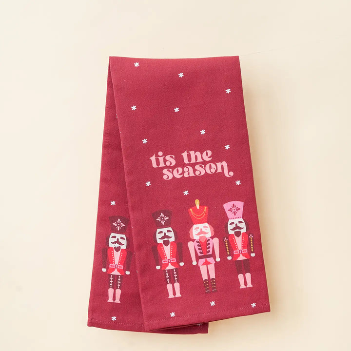 Pink Christmas Tea Towels