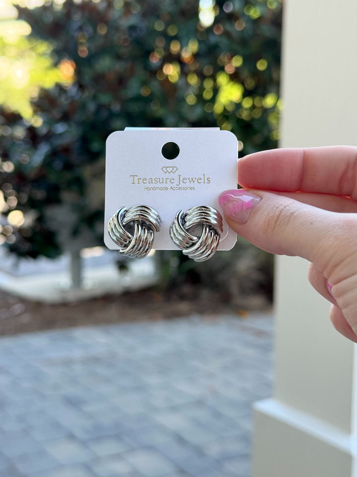 Knot of Fortune Earrings by Treasure Jewels