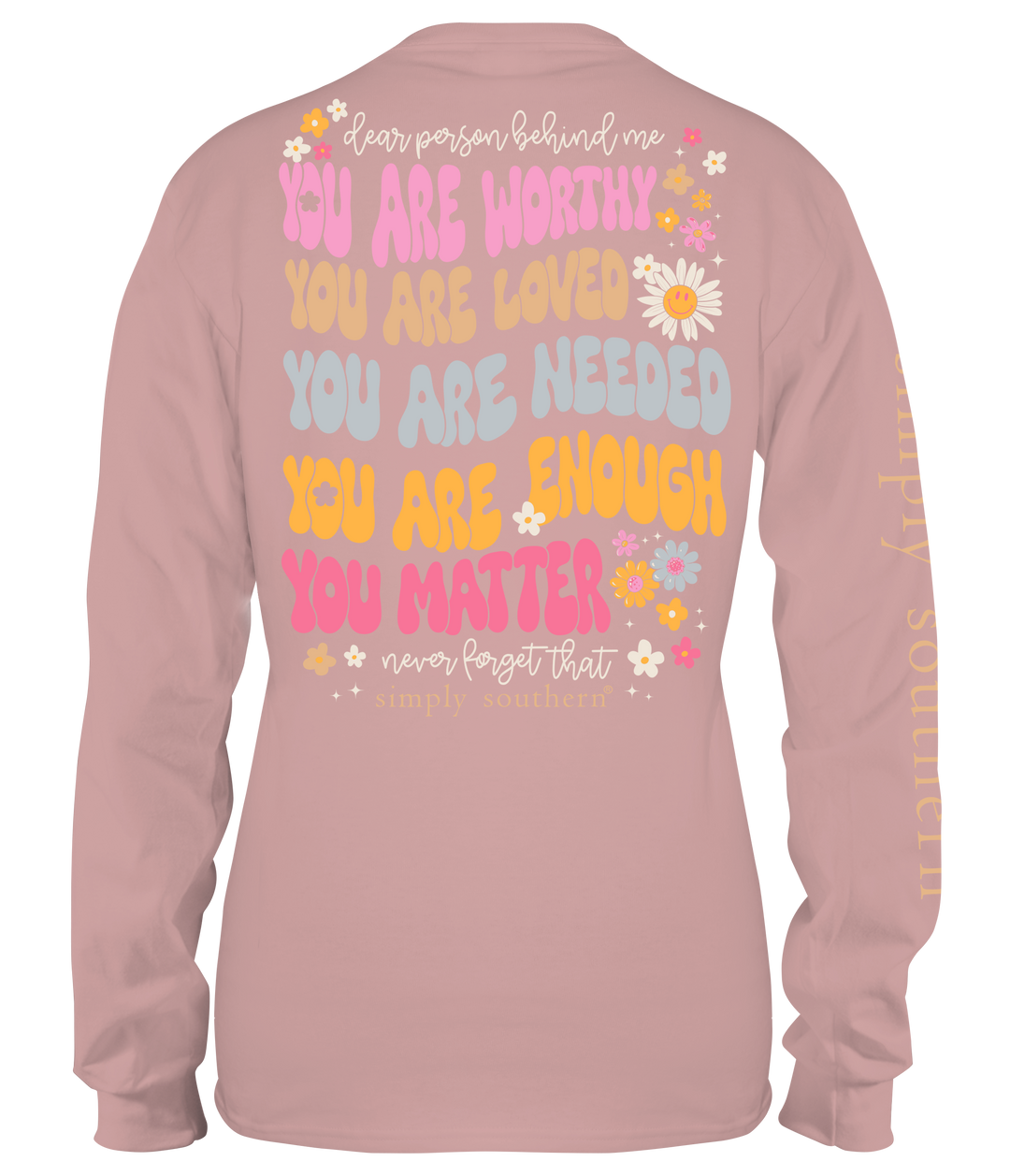 'You Are' Affirmations Long Sleeve Tee by Simply Southern