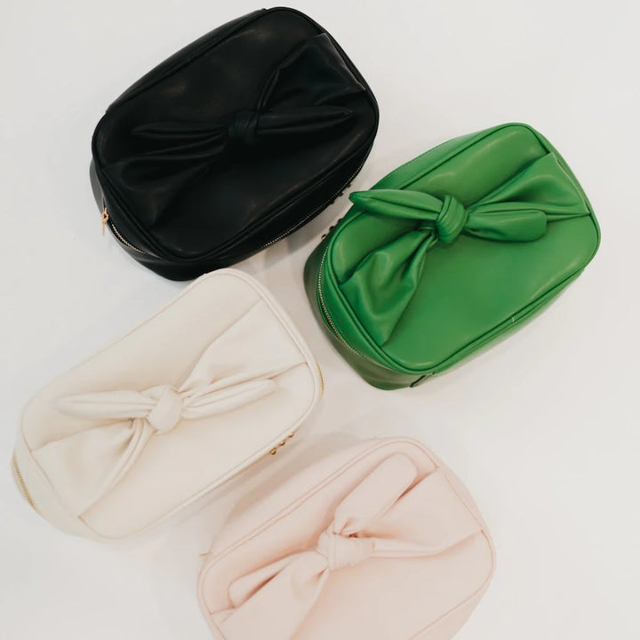 Madelyn Bow Makeup Bag by Pretty Simple