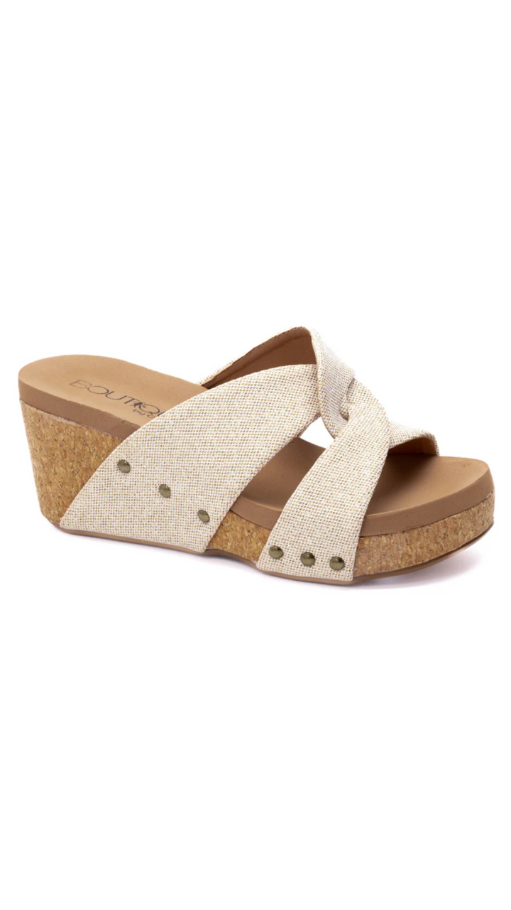 Bonny Wedge by Corky’s - Gold Shimmer