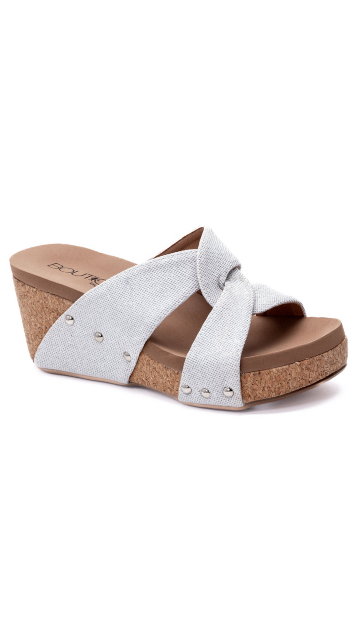 Bonny Wedge by Corky’s - Silver Shimmer