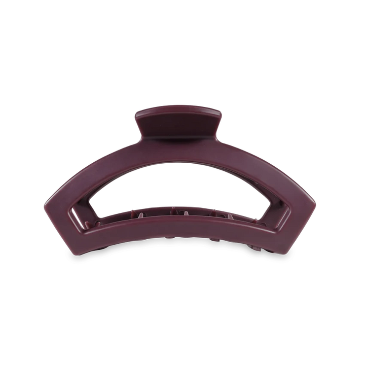 Medium Teleties Open Claw Clip - Burgundy Bliss