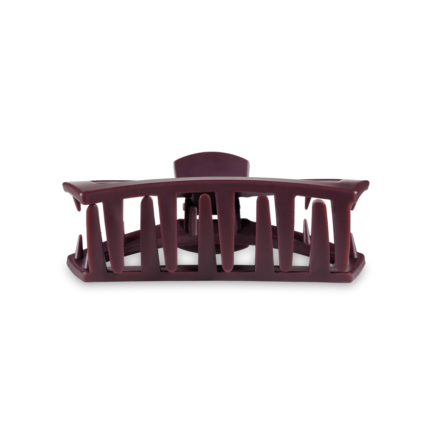 Medium Teleties Open Claw Clip - Burgundy Bliss