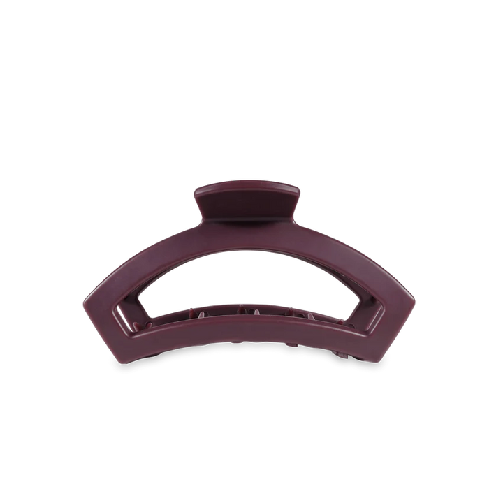 Tiny Teleties Open Claw Clip - Burgundy Bliss