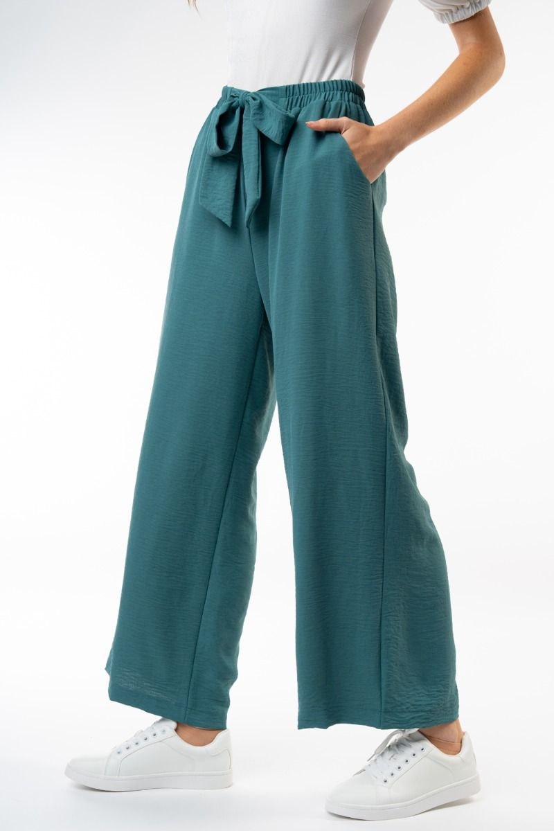 Air Flow Tie Front Pants by White Birch