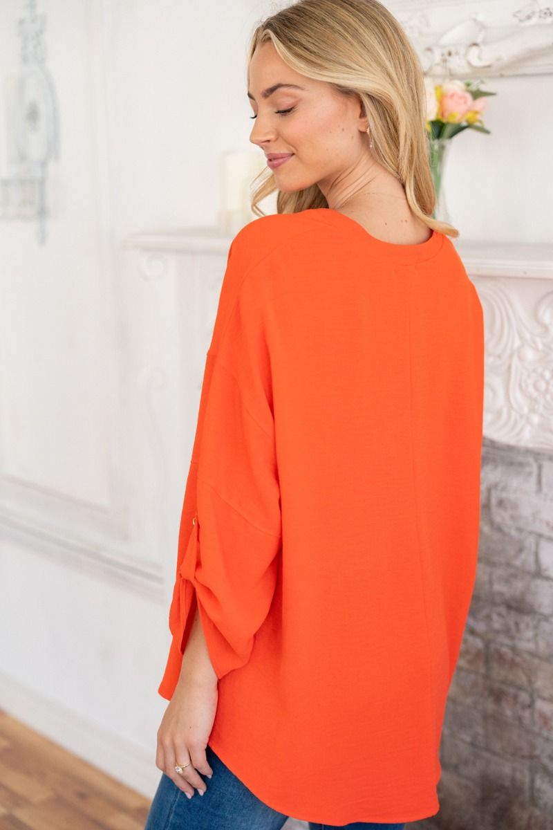 Tab Sleeve Tunic by White Birch - Choice of Color