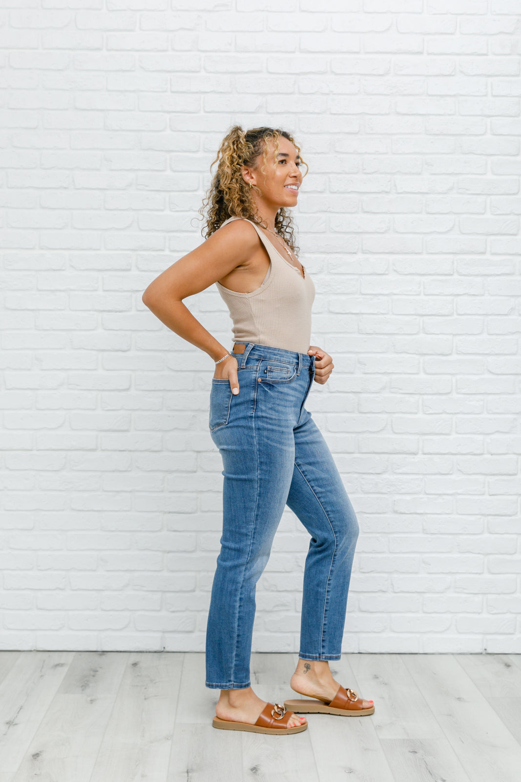 High Waist Slim Fit Jeans by Judy Blue