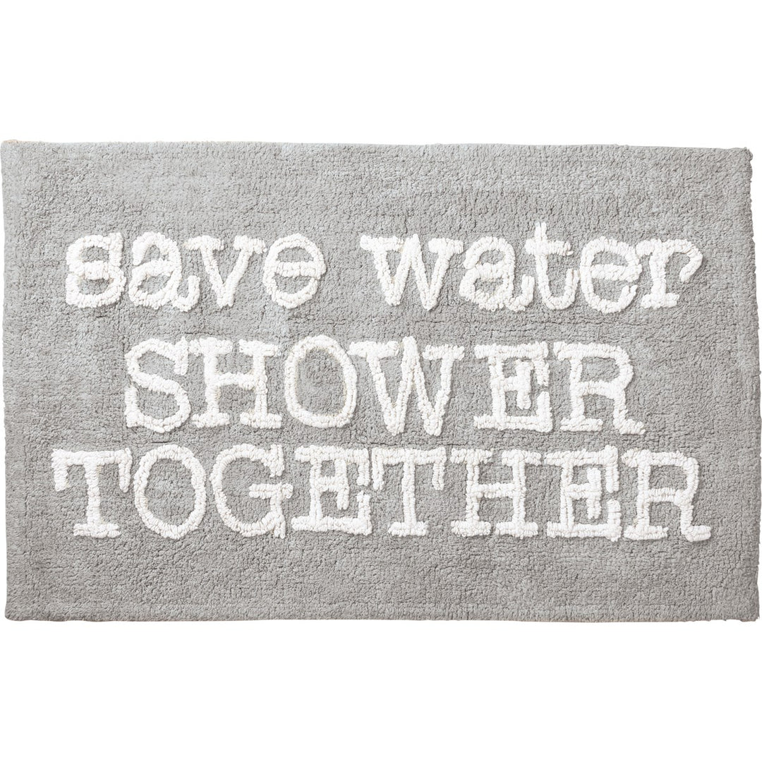 'Save Water Shower Together' Bath Rug